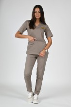 Bluza medyczna beżowa