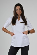 bluza medyczna biała