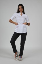 bluza medyczna biała