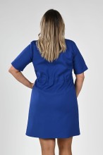 sukienka niebieska medyczna