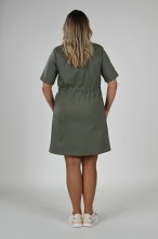 sukienka medyczna oliwkowa