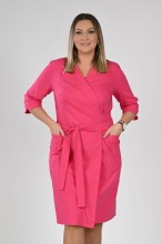 sukienka medyczna różowa