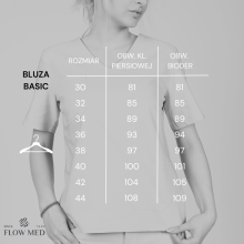 Bluzka Basic tabela rozmiarów