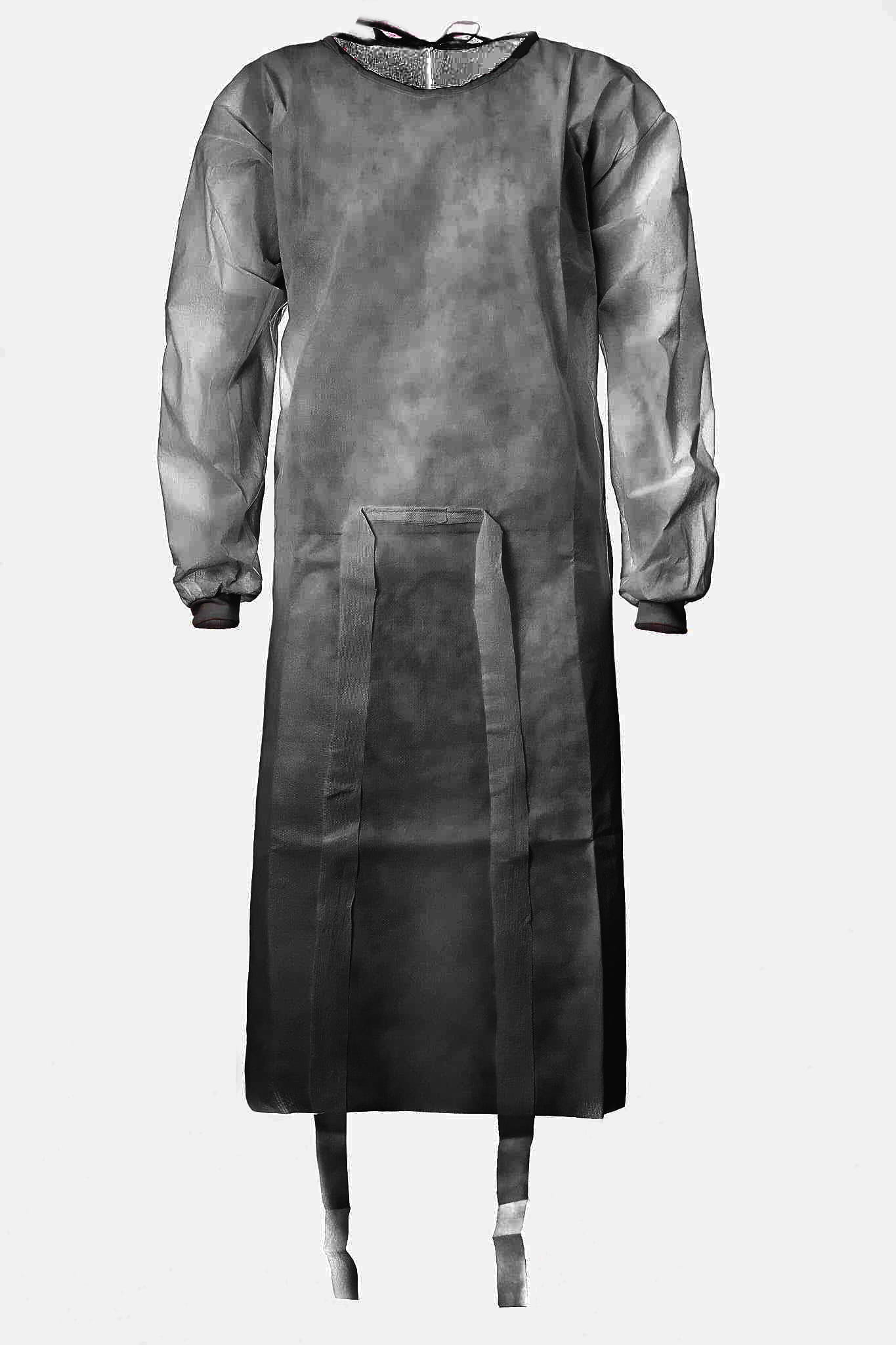 Fartuch jednorazowy czarny 30g uniwersalny