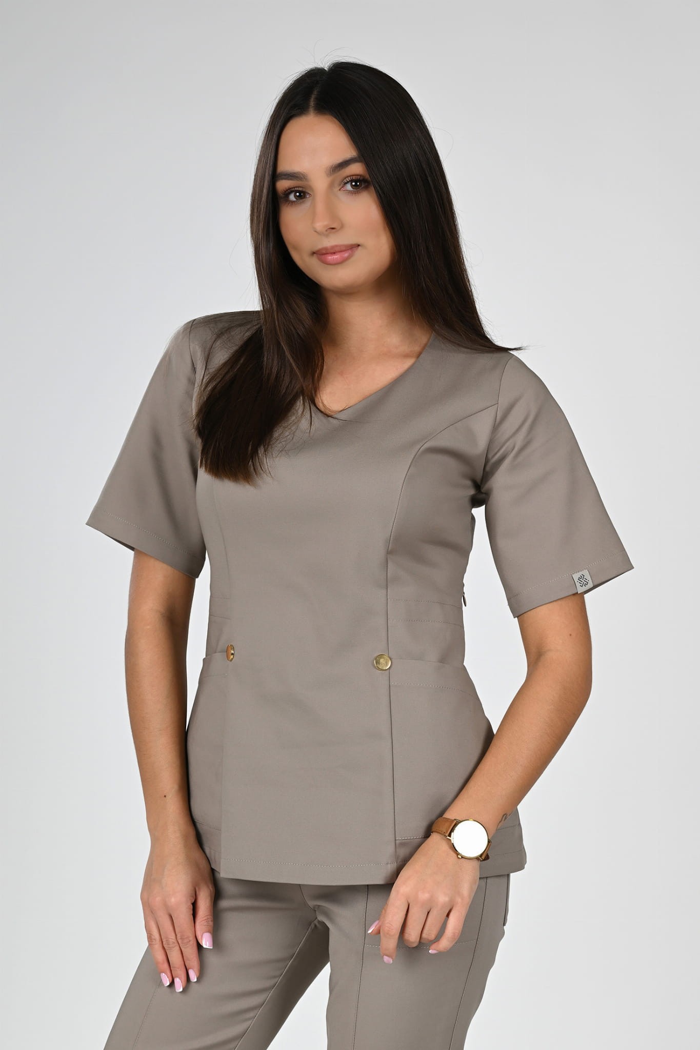 odzież medyczna beżowa