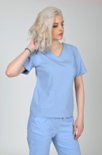 Bluza medyczna jasnoniebieska