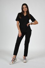 Bluza medyczna czarna