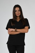 Bluza medyczna czarna
