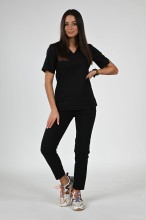 Bluza medyczna czarna