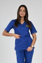 Bluza medyczna niebieska