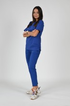 Bluza medyczna niebieska