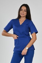 Bluza medyczna niebieska
