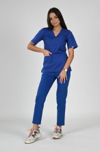 Bluza medyczna niebieska