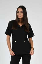 Bluza medyczna damska czarna