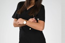 Bluza medyczna damska czarna