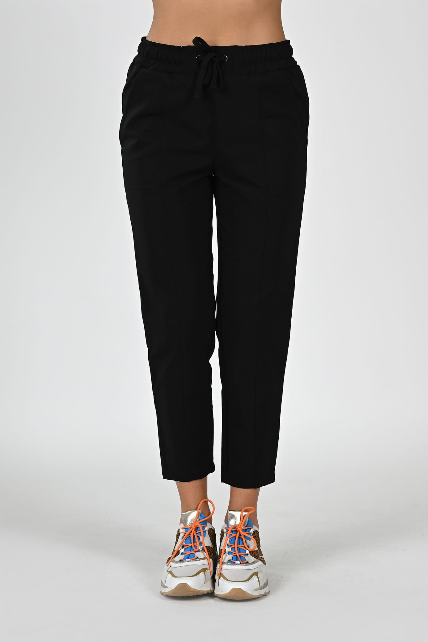 Spodnie medyczne damskie Premium Scrubs GlamComfort Black/ Czarne