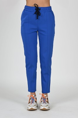 Spodnie medyczne damskie Premium Scrubs GlamComfort Blue/ Niebieskie