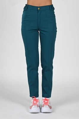 Spodnie medyczne damskie Premium Scrubs Basic GlamComfort Sea/ Morskie