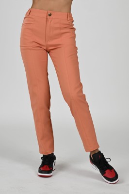 Spodnie medyczne damskie Premium Scrubs Basic GlamComfort Peach/ Brzoskwiniowe
