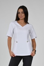 Bluza medyczna biała