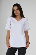 Bluza medyczna biała