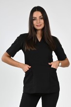 Bluza medyczna czarna