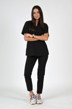 Bluza medyczna czarna