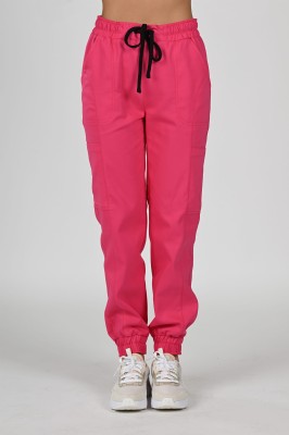 Spodnie medyczne joggery damskie Premium Scrubs Pink/ Różowe