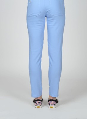 Spodnie medyczne damskie Premium Scrubs GlamComfort Baby Blue/ Jasnoniebieskie
