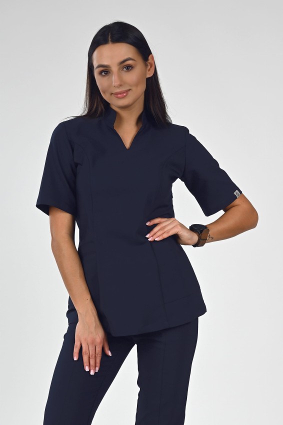 Bluza medyczna stójka