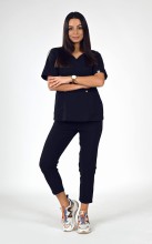 Bluza medyczna granatowa