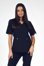 Bluza medyczna granatowa