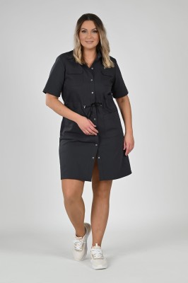 Sukienka medyczna Premium regulowana Scrubs Gray/ Szara