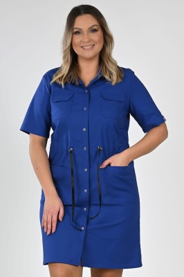 Sukienka medyczna Premium regulowana Scrubs Blue/ Niebieska