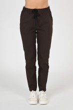 Spodnie medyczne damskie Premium Scrubs GlamComfort Chocolate/ Brązowe
