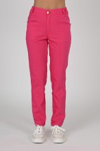 Spodnie medyczne damskie Premium Scrubs Basic GlamComfort Bright Pink/ Różowe