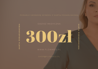 Karta podarunkowa 300 zł