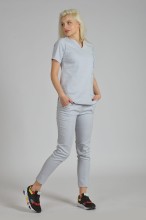 Bluzka Medyczna Damska Scrubs WarmGray (4).jpg
