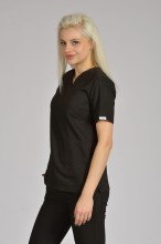 Scrubs Bluzka Medyczna Damska Black