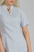 Bluzka medyczna scrubs  jasnoszara