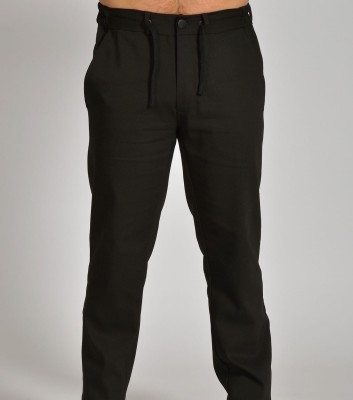 Spodnie medyczne męskie zwężane Premium Scrubs Black/ Czarne