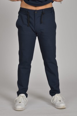 Spodnie medyczne męskie zwężane Premium Scrubs Navy Blue/ Granatowe