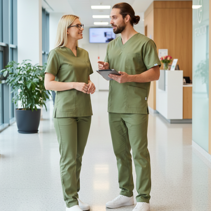 Scrubs zielony – dlaczego to wybór profesjonalistów? Psychologia koloru i stylizacje