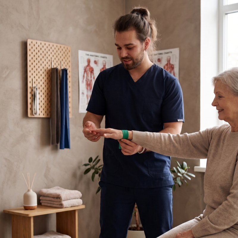 Strój fizjoterapeuty – jak połączyć profesjonalizm z maksymalną swobodą ruchów?