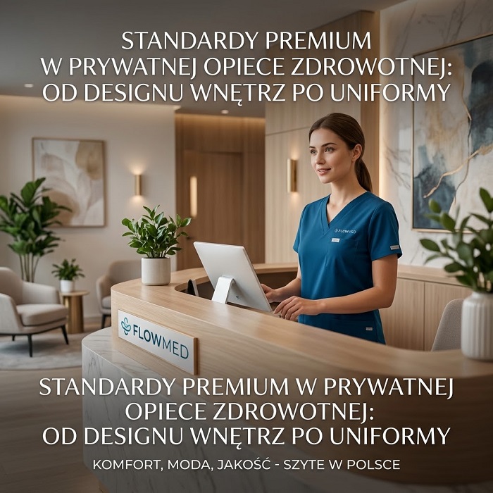 Standardy premium w prywatnej opiece zdrowotnej: Od designu wnętrz po scrubs medyczny