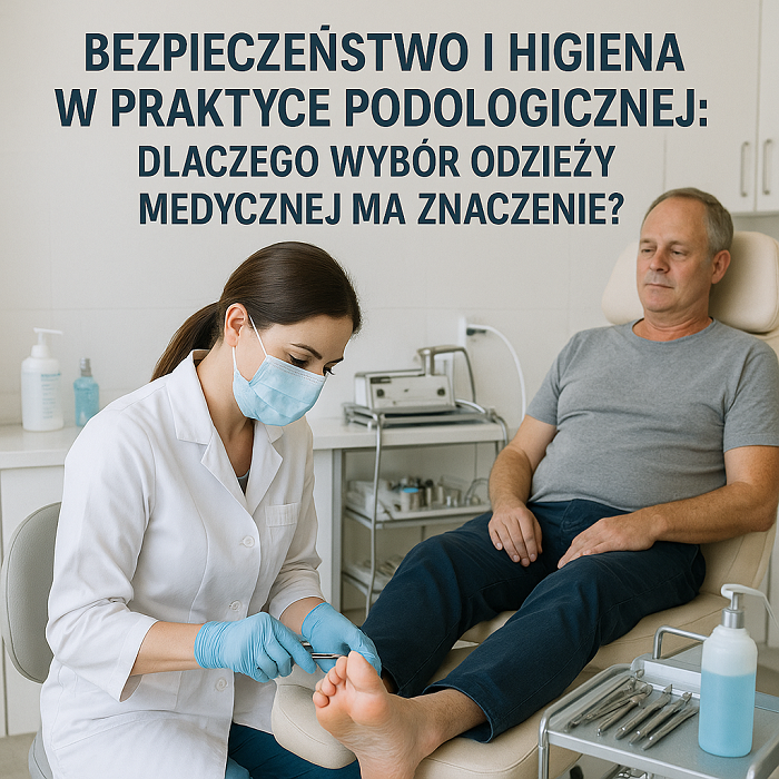 Bezpieczeństwo i Higiena w Praktyce Podologicznej: Dlaczego Wybór Odzieży Medycznej Ma Znaczenie?